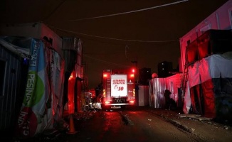 Sultangazi&#039;de işçi konteynerinde çıkan yangında 1 kişi öldü