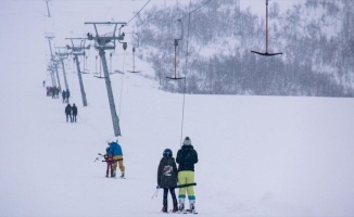 Tunceli'de kayak heyecanı başladı