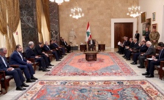 Lübnan cumhurbaşkanı, İranlı yetkililerle bölgesel gelişmeleri görüştü