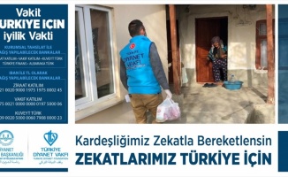Türkiye Diyanet Vakfı yardım kampanyası başlattı