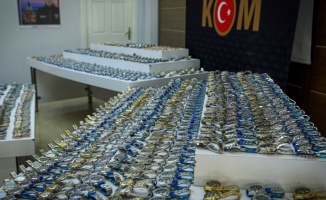 İstanbul'da 6 bin 88 imitasyon kol saati ele geçirildi