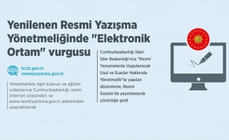 Yenilenen Resmi Yazışma yönetmeliğinde &#039;elektronik ortam&#039; vurgusu