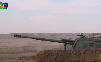 Azerbaycan&#039;dan Ermenistan’a askeri tatbikatla gözdağı.. -Video-