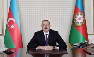 Azerbaycan Cumhurbaşkanı Aliyev: Madagiz'de Azerbaycan bayrağı dikildi