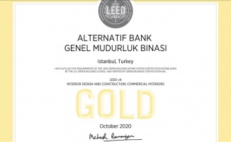 Alternatif Bank&#039;a “LEED Gold Sertifikası“