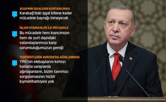 Cumhurbaşkanı Erdoğan:&quot;İslam düşmanlığı, devlet başkanı seviyesinde teşvik ediliyor&quot;