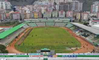 Giresun Atatürk Stadı spor müsabakalarına veda etti