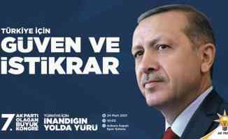 AK Parti 7. Olağan Büyük Kongresi&#039;nin sloganı &#039;Türkiye için güven ve istikrar&#039; olarak belirlendi