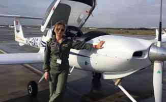 Eğitim pilotu Nagihan Karaman Sabiha Gökçen&#039;in izinden gidiyor