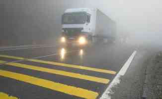 Bolu Dağı&#039;nda sis etkili oluyor