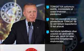 Cumhurbaşkanı Erdoğan Türksat 5A Uydusu&#039;nu hizmete aldı