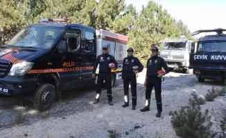 Polis Arama Kurtarma ekipleri Muğla&#039;daki orman yangınlarında görev alıyor
