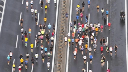 46. İstanbul Maratonu'nda halk koşusu yapıldı