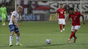 A Milli Futbol Takımı, Faroe Adaları'na mağlup oldu