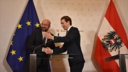 AB Konseyi Başkanı Michel, Avusturya Başbakanı Kurz ile görüştü