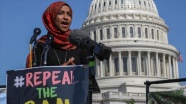ABD'de 'Müslümanlara vize yasağı' protesto edildi