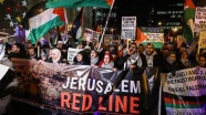 ABD&#39;nin Kudüs kararı Şikago’da protesto edildi