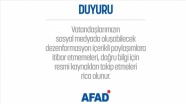 AFAD&#039;dan depremle ilgili dezenformasyon uyarısı