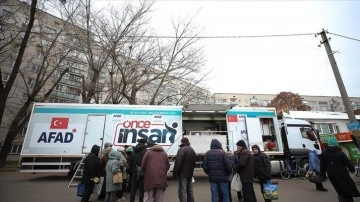 AFAD, Ukrayna'da ihtiyaç sahibi sivillere her gün sıcak yemek dağıtıyor