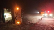 Afyonkarahisar&#039;da yolcu otobüsü devrildi: 37 yaralı