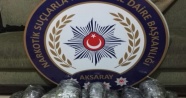 Aksaray’da yolcu otobüsünde 11 kilo esrar ele geçirildi