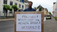 Almanya'da polis şiddetiyle öldüğü iddia edilen Türk için eylem