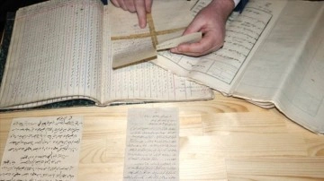 Alvarlı Efe Hazretleri'nin yazdığı mektuplar Erzurum Şehir Arşivi'ne ulaştırıldı