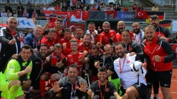 Ampute Milli Futbol Takımı, Avrupa Şampiyonası'nda finale yükseldi
