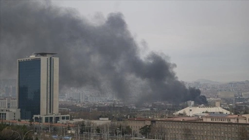 Ankara'da 2 katlı binada çıkan yangın söndürüldü