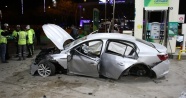 Ankara'da alkollü sürücü benzinliğe girdi: 1’i ağır 4 yaralı