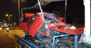 Ankara'da korkutan kaza: 3 yaralı