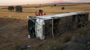 Ankara'da yolcu otobüsü şarampole devrildi: 3 ölü, 18 yaralı