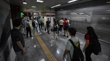 Ankara M2 Metro hattında seferler normale döndü