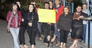 Antalya'da 'kedi patili' eylem