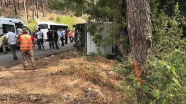 Antalya'da tur otobüsü devrildi