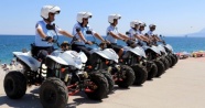 Antalya sahillerinin güvenliği ATV'li polislere emanet