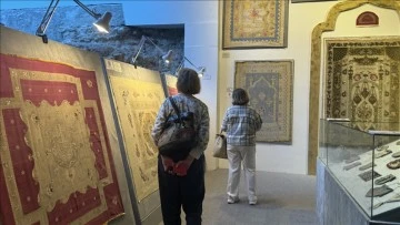 'Aşkla Düğümlenen Sanat: Türk Halıları' ve 'Osmanlı Dönemi Suriye Lübnan Dokumaları' sergileri açıldı
