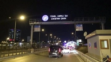 Avrasya Tüneli geçici olarak trafiğe kapatıldı