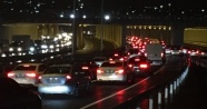 Avrasya Tüneli’nde trafik yoğunluğu