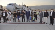Avrupa&#039;dan Kahramanmaraş Havalimanı&#039;na ilk kez iniş yapan yolcu uçağı törenle karşılandı