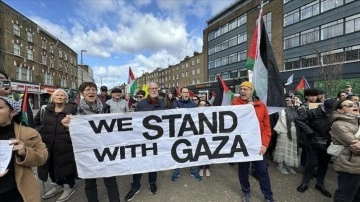 Avrupa'da Filistin'e destek gösterileri düzenlendi