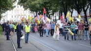 Avusturya'da PKK yandaşlarından eylem