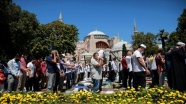 Ayasofya-i Kebir Camii&#039;nin açılış heyecanına yurt dışından gelerek tanıklık ettiler