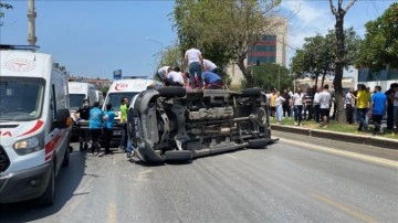 Aydın'da devrilen ambulanstaki hasta hayatını kaybetti