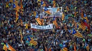 Ayrılıkçı Katalanlardan Barselona&#039;da gösteri