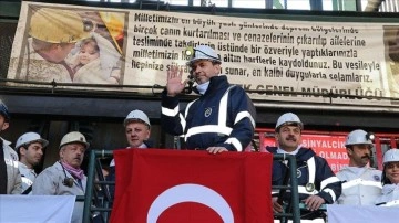 Bakan Bayraktar, Zonguldak'ta madencilerle ocağa indi