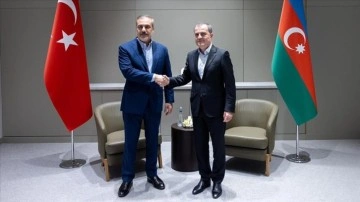 Bakan Fidan, Azerbaycan Dışişleri Bakanı Bayramov ile Şuşa'da bir araya geldi
