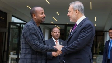 Bakan Fidan, Etiyopya Başbakanı Ahmed tarafından kabul edildi