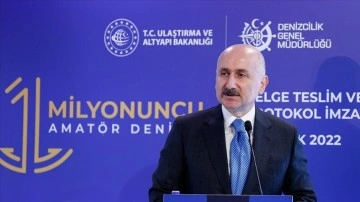 Bakan Karaismailoğlu: 2023 yılından önce 1 milyon amatör denizci hedefine ulaşıldı