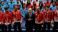 Bakan Kılıç EYOF'a katılacak sporcuları kabul etti